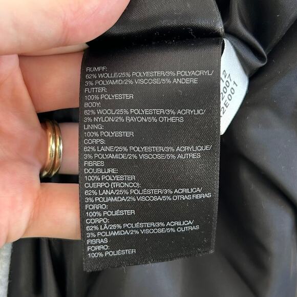 Adidas SLVR Wool Blend Full Zip Jacket Men's Sz XL Gray Streetwear Rare Sporty - Picture 6 of 8